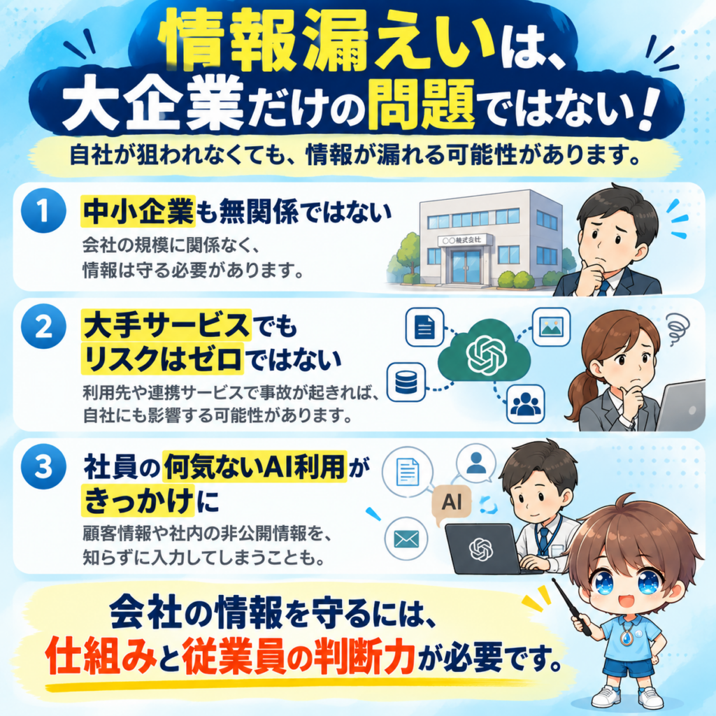 社員のAI利用、こんな不安はありませんか？