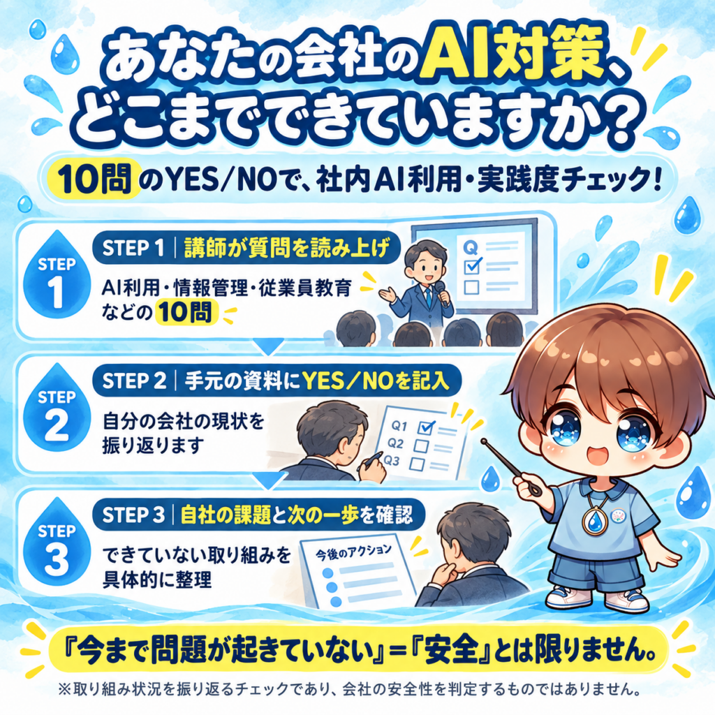 あなたの会社のAI対策、どこまでできていますか？