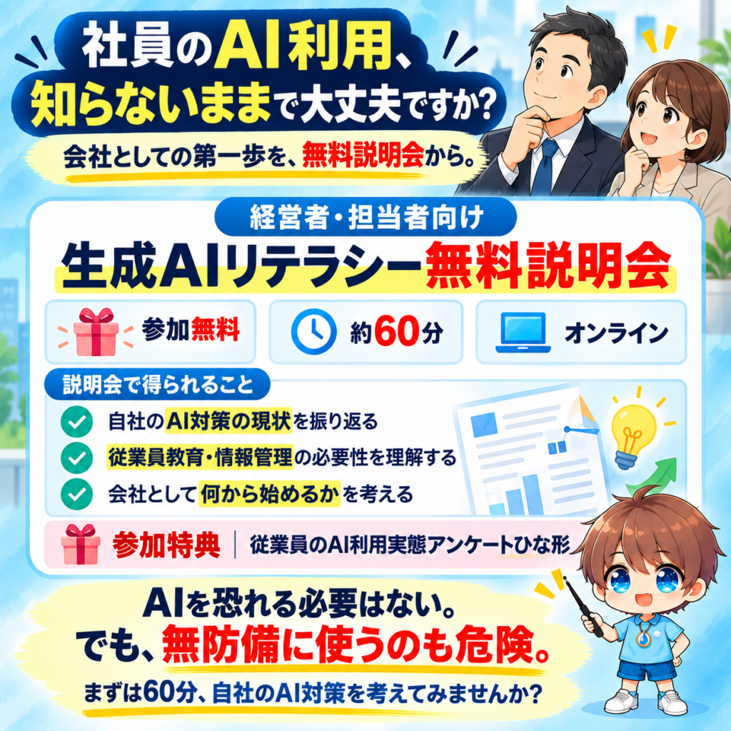 社員のAI利用、知らないままで大丈夫ですか？