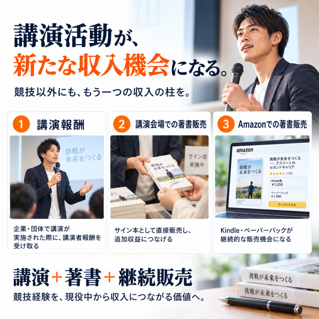 講演活動が、新たな収入機会になる